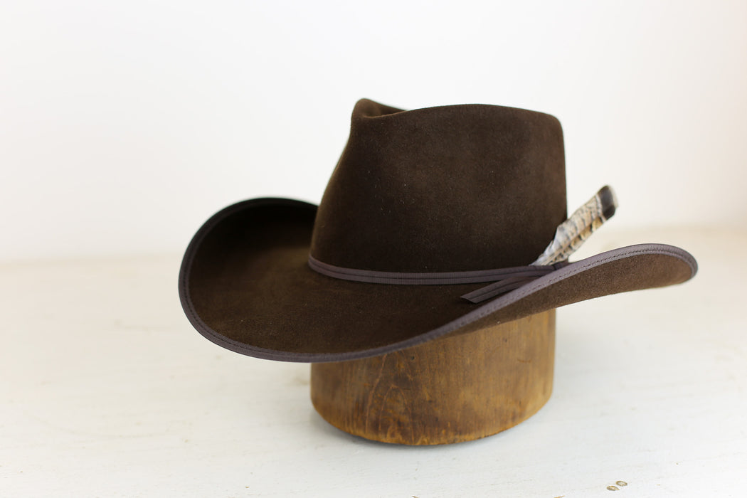 50x Western | Dark Brown | Size 7 1/4