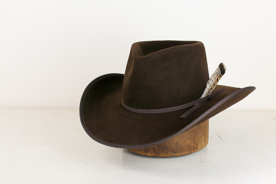 50x Western | Dark Brown | Size 7 1/4
